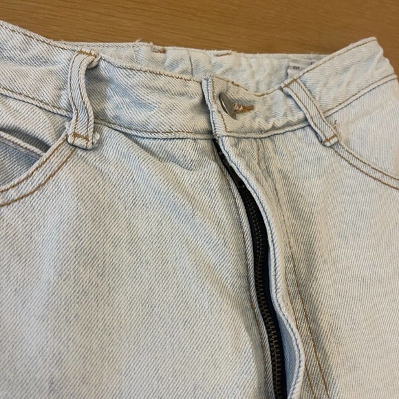 Vintage Bongo Size 24 Straight Leg Light Wash High Rise Jeans - Picture 3 of 8